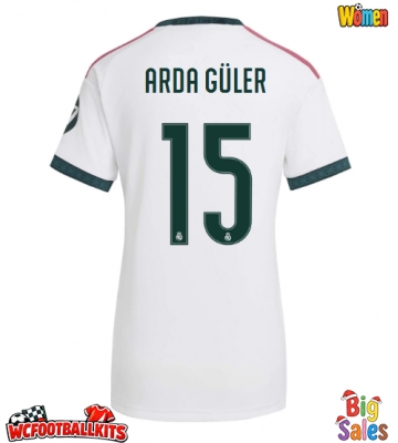 Real Madrid Arda Guler #15 Replica Home Stadium Shirt for Women 2026-27 Short Sleeve